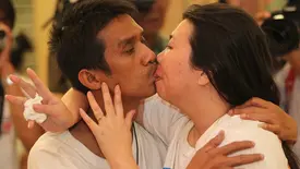 O beijo mais longo de sempre durou 58 horas e 35 minutos. (Foto: Reprodução)