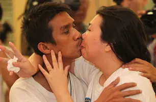 O beijo mais longo de sempre durou 58 horas e 35 minutos. (Foto: Reprodução)