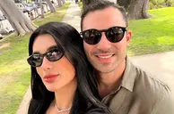 O belo casal Valdinar Fortes e Taygla Rodrigues em clique especial, cheios de amor