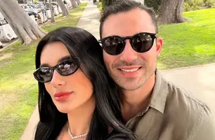 O belo casal Valdinar Fortes e Taygla Rodrigues em clique especial, cheios de amor (Foto: Instagram)