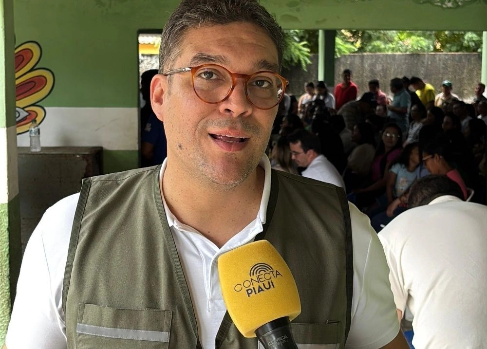 O Secretário de Saúde do Piauí, Dr. Dirceu Campelo,