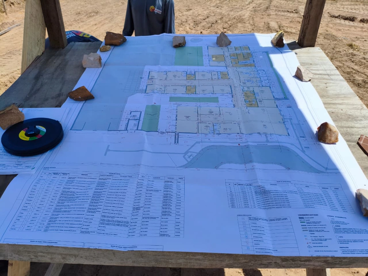 Obra histórica: iniciada construção da 1ª UBS do conjunto Dom Rufino, em Parnaíba