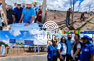 Obra histórica: iniciada construção da 1ª UBS do conjunto Dom Rufino, em Parnaíba (Foto: Reprodução)