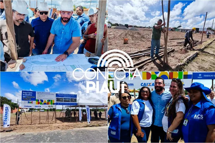 Obra histórica: iniciada construção da 1ª UBS do conjunto Dom Rufino, em Parnaíba