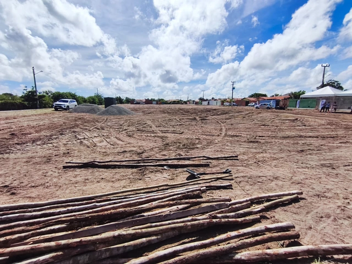 Obra histórica: iniciada construção da 1ª UBS do conjunto Dom Rufino, em Parnaíba