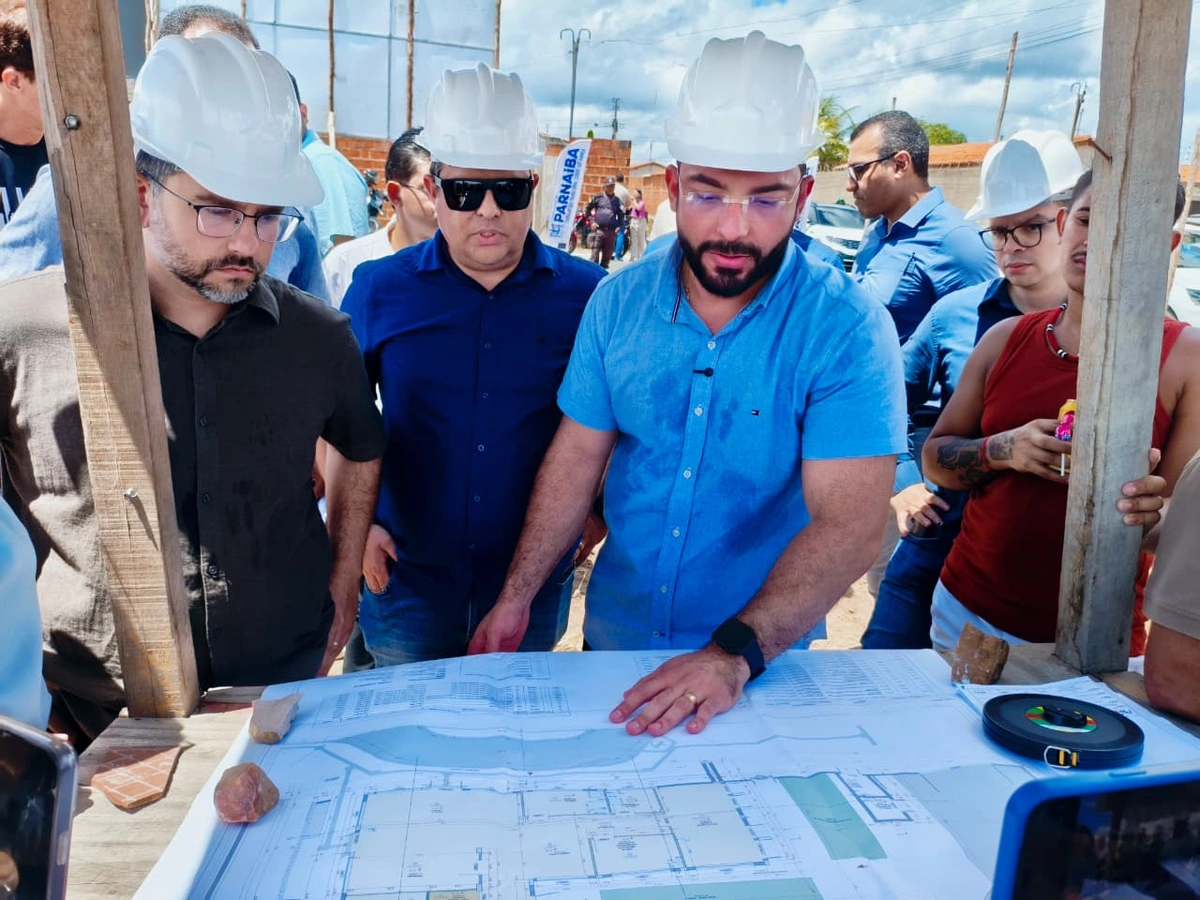 Obra histórica: iniciada construção da 1ª UBS do conjunto Dom Rufino, em Parnaíba