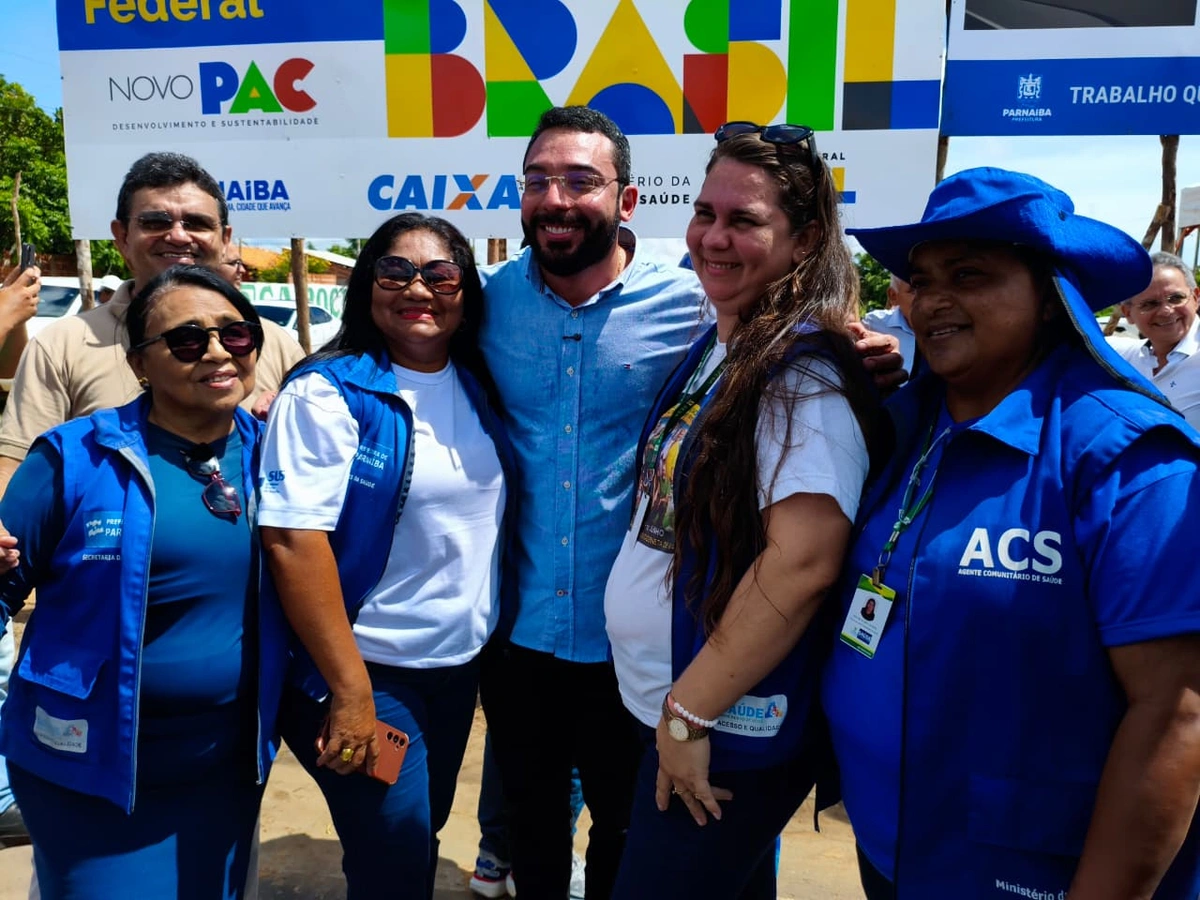Obra histórica: iniciada construção da 1ª UBS do conjunto Dom Rufino, em Parnaíba