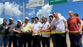 Obras incluem pavimentação urbana, rodovia estadual e entrega de mudas (Foto: Conecta Piauí)