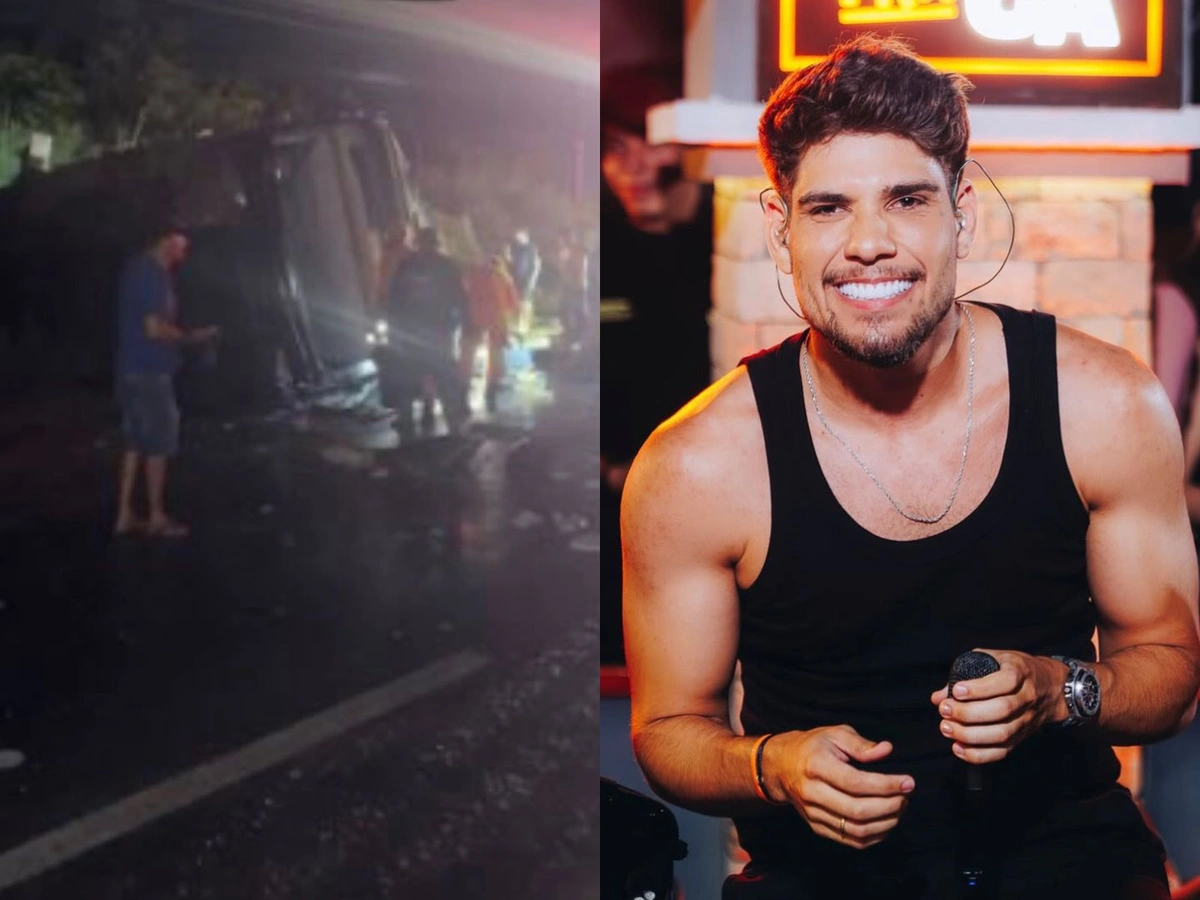 Ônibus da banda de Nuzio Medeiros se envolve em acidente no Piauí