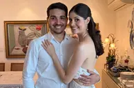 Os apaixonados Franciscos Jr. e Maria Eduarda Costa celebraram o noivado