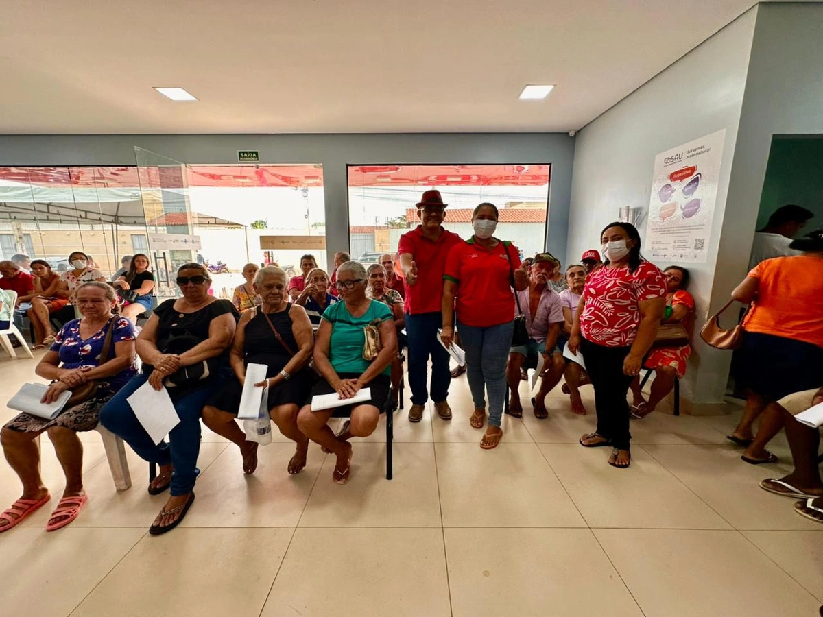 Pacientes de São João do Arraial passam por triagem para mutirão de catarata
