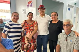 Pacientes de São João do Arraial passam por triagem para mutirão de catarata (Foto: Reprodução)