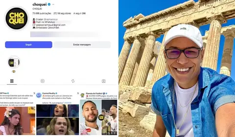Página 'Choquei', criada por Raphael Sousa.