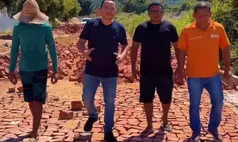 Palmeira do Piauí avança com obras de calçamento na zona urbana e rural