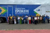 Parnarama é 1ª cidade do MA a receber carreta Agora Tem Especialistas
