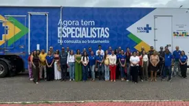 Parnarama é 1ª cidade do MA a receber carreta Agora Tem Especialistas (Foto: Reprodução)