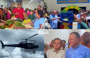 Parnarama inaugura novo Mercado Central com presença de Carlos Brandão (Foto: Reprodução)