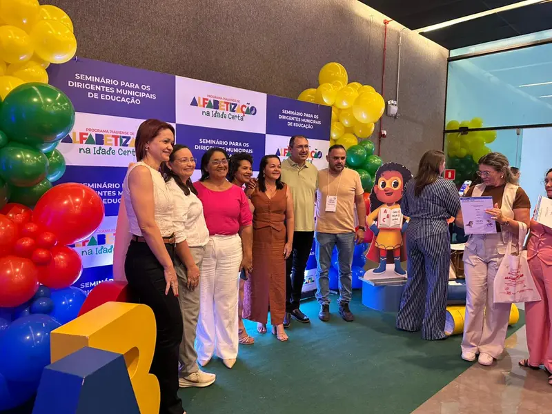 Piauí alcança 77% de alfabetização e novas metas são projetadas durante seminário