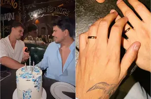 Piauiense Ryan Berger é surpreendido com pedido de casamento no aniversário (Foto: Reprodução)