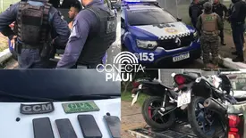 PM prende suspeito de realizar vários assaltos em parque na zona Norte de Teresina (Foto: Reprodução)