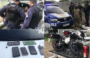 PM prende suspeito de realizar vários assaltos em parque na zona Norte de Teresina (Foto: Reprodução)
