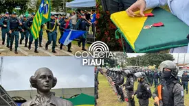Polícia Militar celebra Tiradentes com desfile e entrega de medalhas em Teresina (Foto: Conecta Piauí)