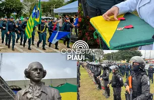 Polícia Militar celebra Tiradentes com desfile e entrega de medalhas em Teresina (Foto: Conecta Piauí)