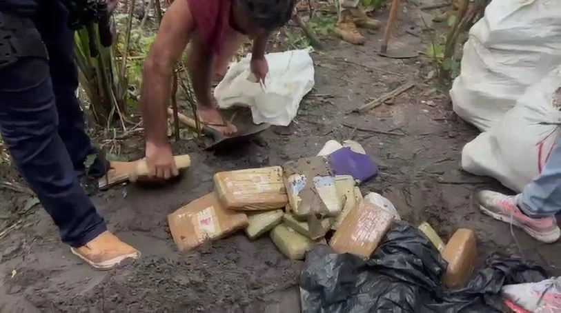 Polícias Civil e Militar  do Piauí apreendem 100 quilos de drogas em Caxias