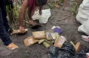 Polícias Civil e Militar  do Piauí apreendem 100 quilos de drogas em Caxias (Foto: Divulgação/SSP-PI)