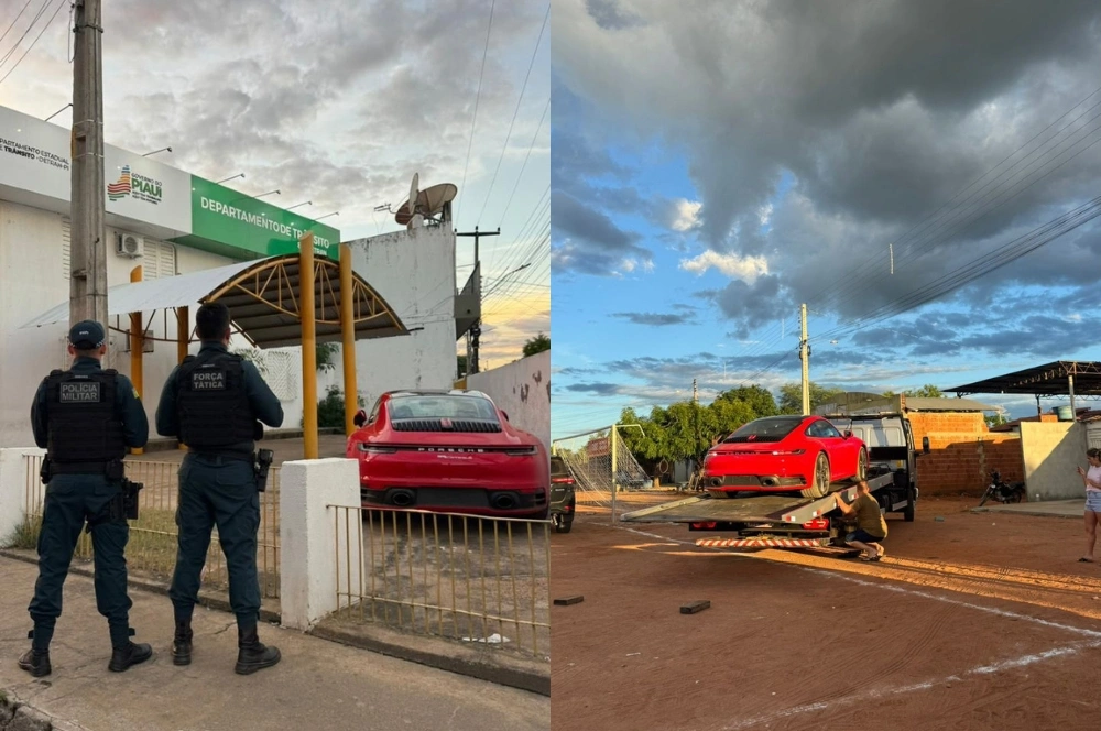 Porsche e Ford Ranger são removidos após manobras perigosas em São Raimundo Nonato