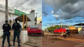 Porsche e Ford Ranger são removidos após manobras perigosas em São Raimundo Nonato (Foto: Divulgação/PMPI)