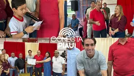 Prefeito assina obras de calçamento e nova sede da Educação em Pau D’arco (Foto: Conecta Piauí)