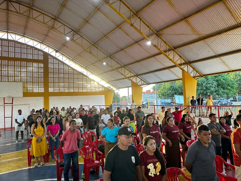 Prefeito assina obras de calçamento e nova sede da Educação em Pau D’arco