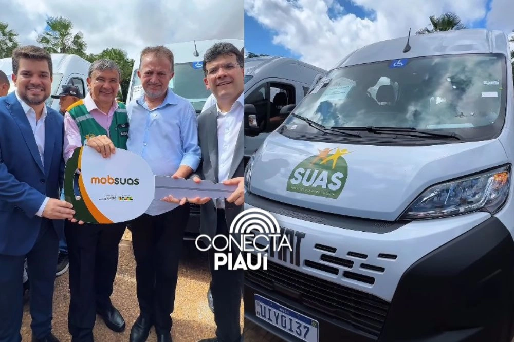 Prefeito celebra nova van para assistência social em Campo Maior