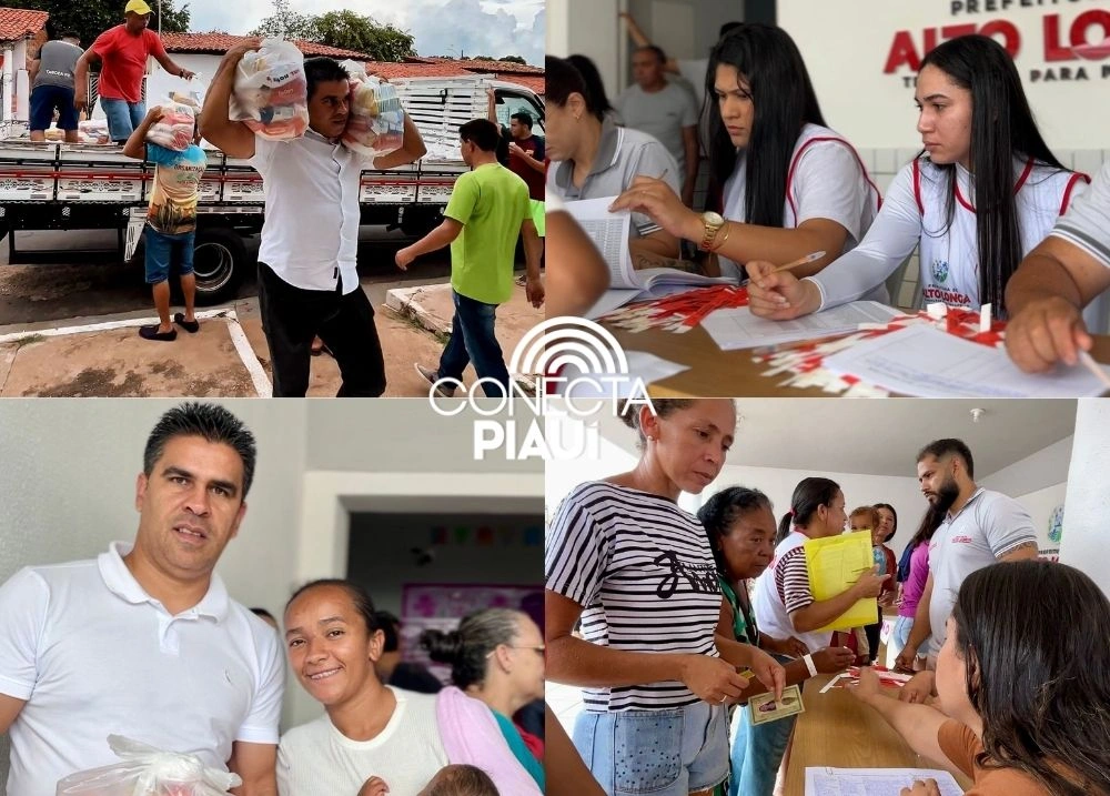 Prefeitura de Alto Longá distribui 2 mil cestas básicas e 7 toneladas de peixes