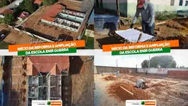 Prefeitura de Curimatá inicia reforma da Escola Enir Guerra na Vila Branca (Foto: Reprodução)