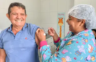 Prefeitura de Demerval Lobão vacina 428 pessoas no Dia D contra Influenza (Foto: Reprodução)