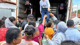 Prefeitura de Esperantina faz entrega de peixes e cestas básicas na Semana Santa (Foto: Reprodução)