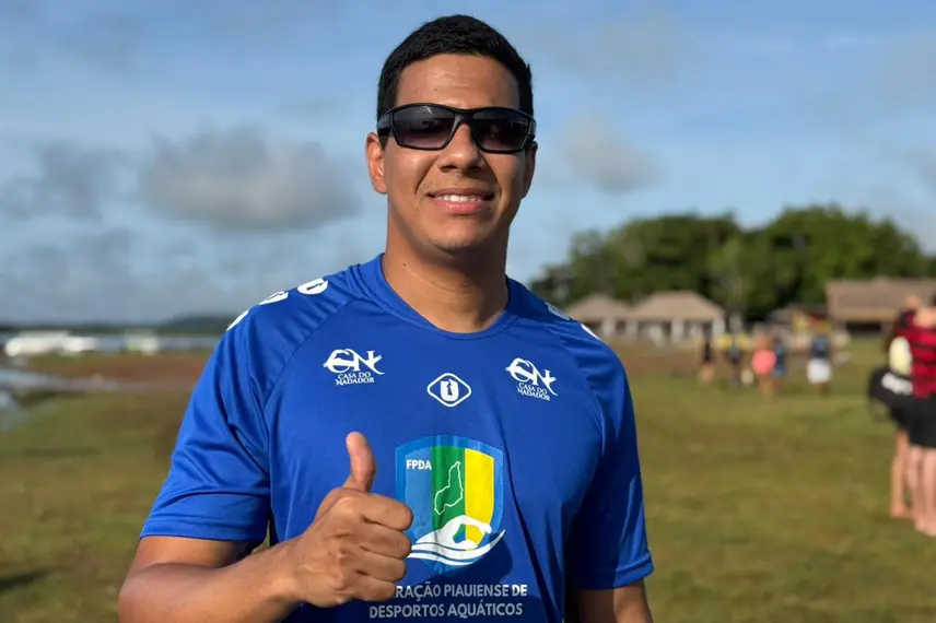Presidente da Federação Piauiense de Desportos Aquáticos, Gabriel Mendes