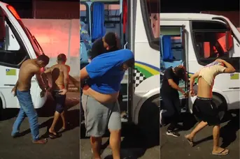 Presos pelo Denarc no Maranhão chegam na Central de Flagrantes de Teresina