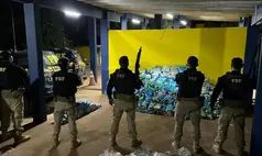 PRF apreende 1,4 tonelada de drogas dentro de carga metálica na BR-316, em Picos