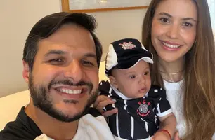 Príncipe Pedro Victor celebra seus 5 meses de vida com temática do Corinthias (Foto: Instagram)