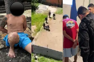 Prisão de homicida conhecido como 'Palhacinho' desencadeou operação em Parnaíba (Foto: Divulgação/SSP-PI)