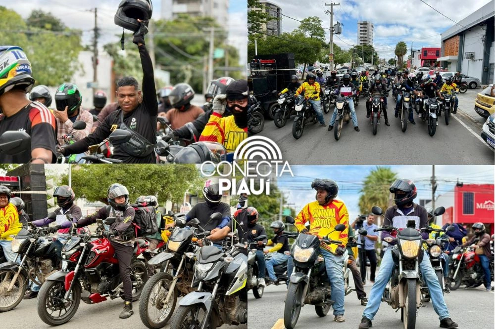 'Projeto pode reduzir renda', dizem motoristas por aplicativo em ato em Teresina