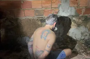 Proprietário de sítio onde foram apreendidos 700 kg de drogas é preso em Timon (Foto: Divulgação/SSP-PI)