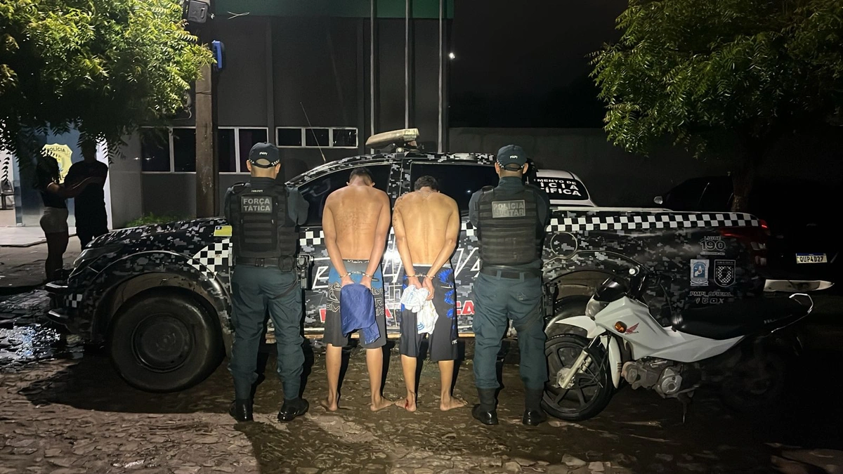 Quatro adolescentes são apreendidos com drogas após tentativa de fuga em Piripiri