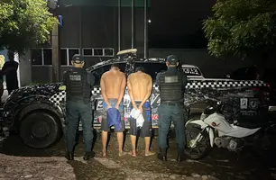 Quatro adolescentes são apreendidos com drogas após tentativa de fuga em Piripiri (Foto: Divulgação/PMPI)