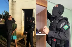 Quatro suspeitos envolvidos com o tráfico de drogas são presos em Elesbão Veloso (Foto: Divulgação/SSP-PI)