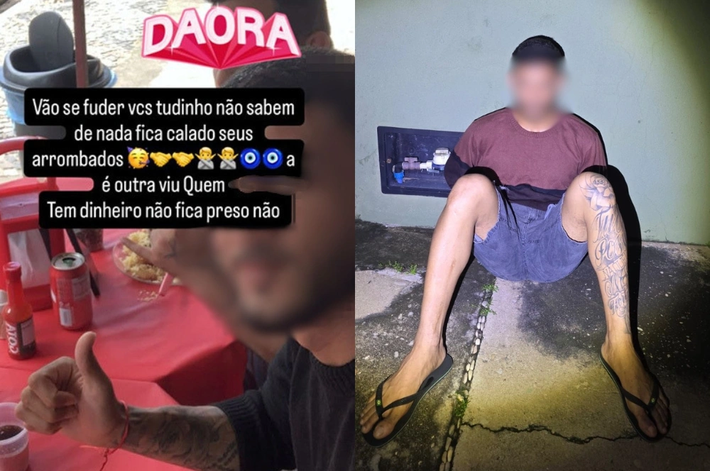 ‘Quem tem dinheiro não fica preso’, debocha suspeito de arrastão solto em Teresina