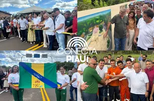 Rafael Fonteles entrega asfalto e anuncia novos investimentos em Nazaré (Foto: Conecta Piauí)